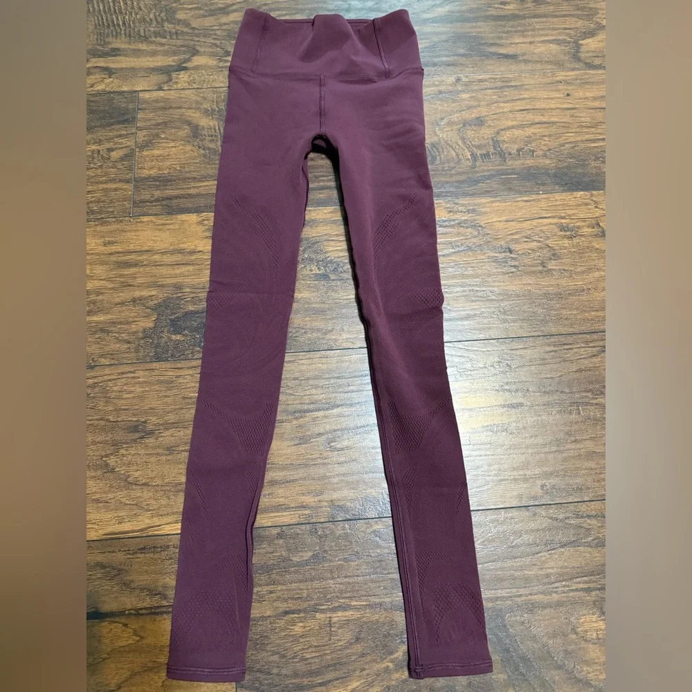 Lululemon Athletica Deep Wine Leggings
